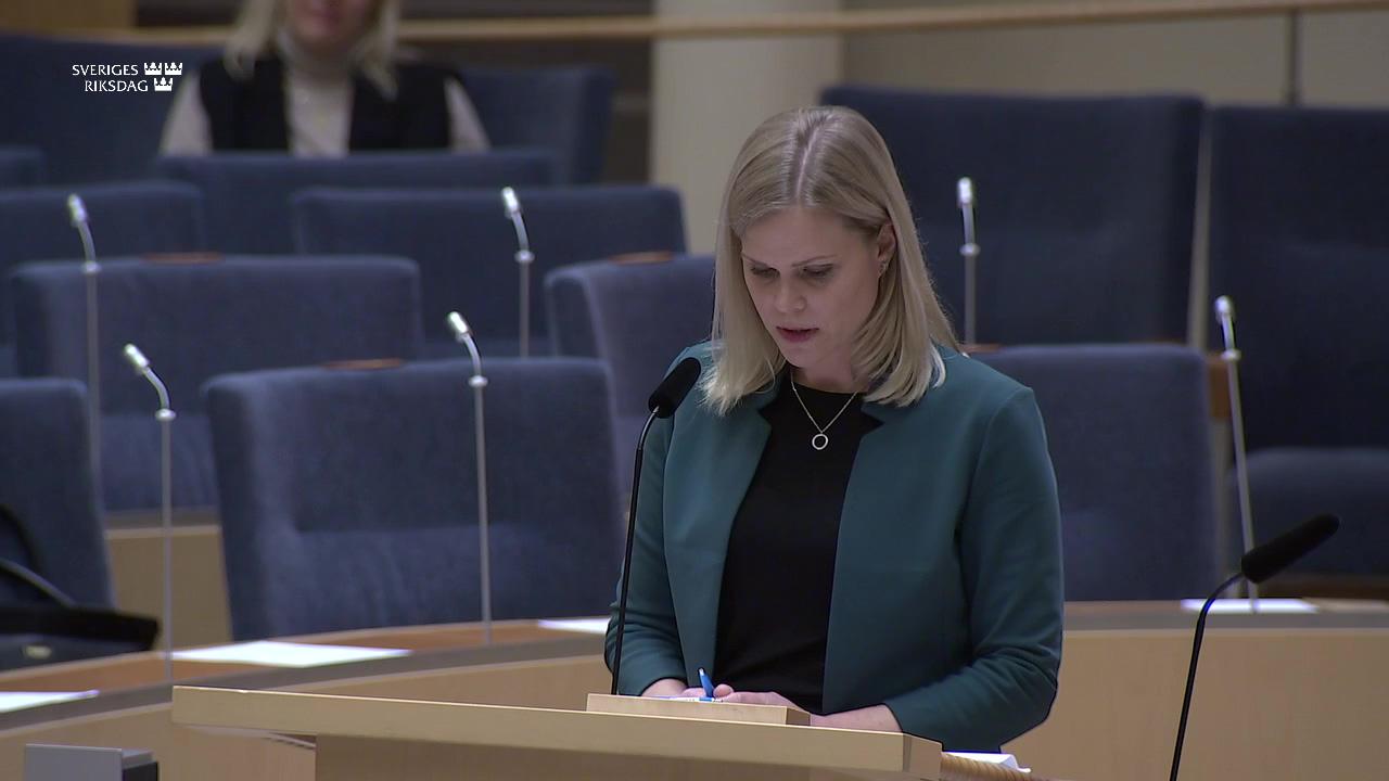 Stillbild från Interpellationsdebatt, Planer för arbete med hbtqi-politiska reformer