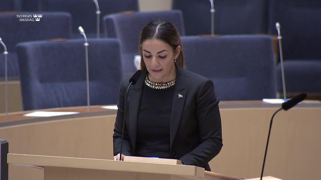 Stillbild från Interpellationsdebatt, Kulturskolan som en del av välfärdssamhället