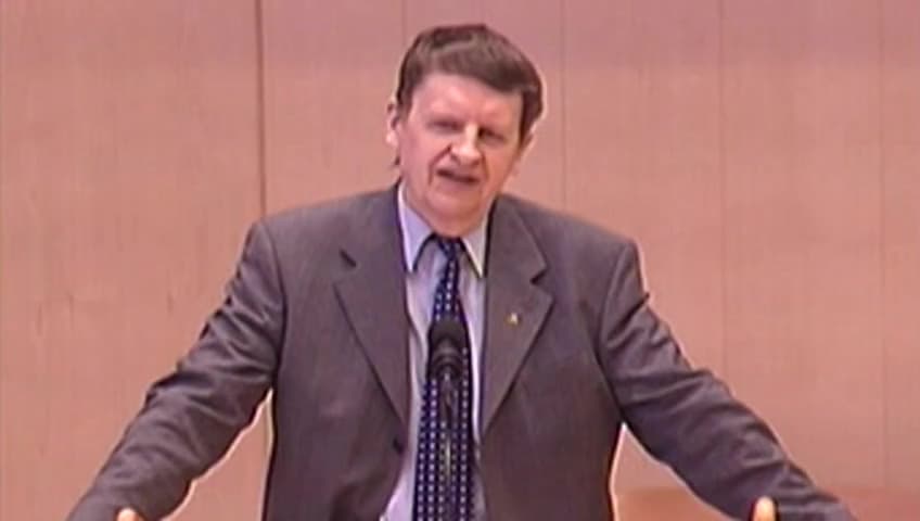 Stillbild från Debatt om förslag, En ny statistiklagstiftning