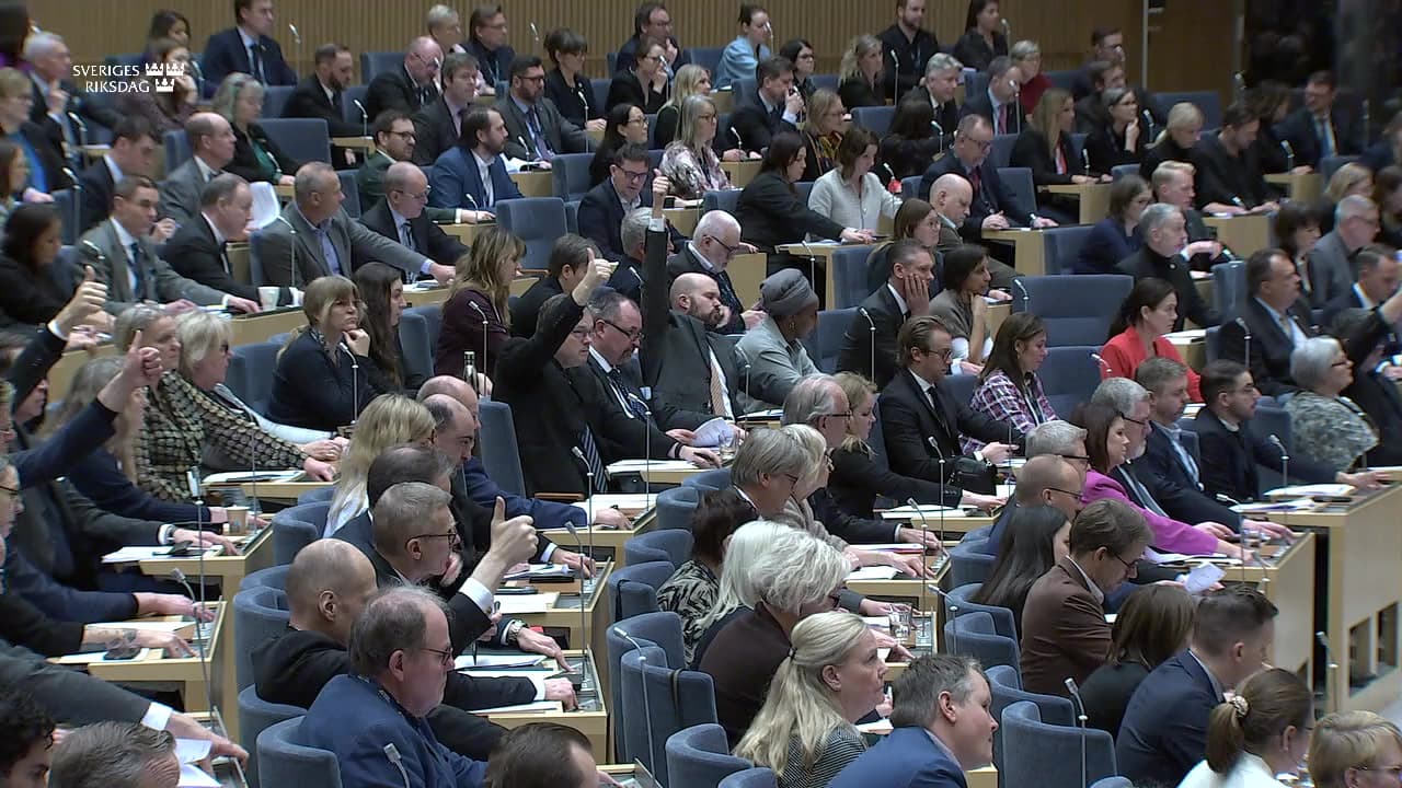 Stillbild från Beslut, Beslut: Redovisning av AP-fondernas verksamhet t.o.m. 2021