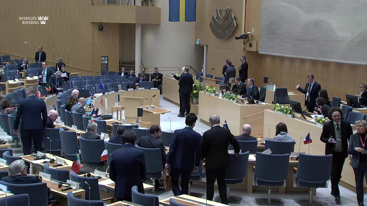 Stillbild från Session, Konferensen för utrikes-, säkerhets- och försvarspolitik – GUSP/GSFP