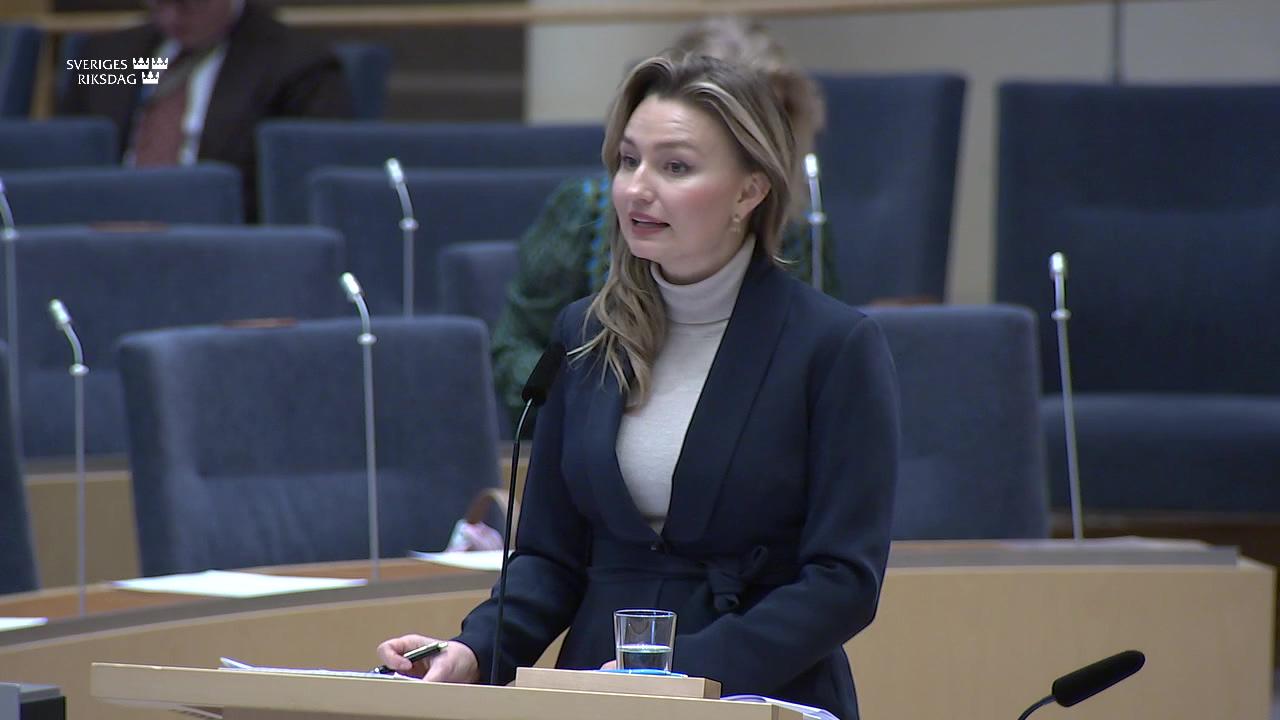 Stillbild från Interpellationsdebatt, Den gröna omställningen