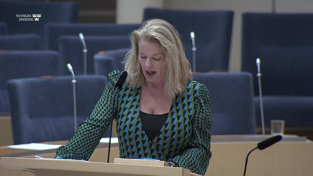 Stillbild från Interpellationsdebatt, Akutskolor