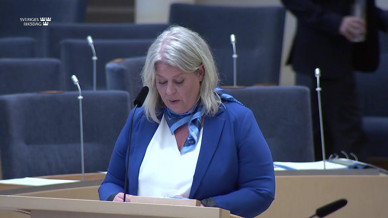 Stillbild från Interpellationsdebatt, Adoptioner från Serbien