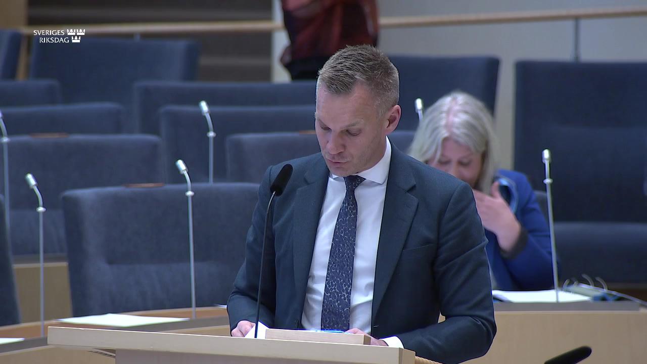 Stillbild från Interpellationsdebatt, Statens närvaro i hela landet