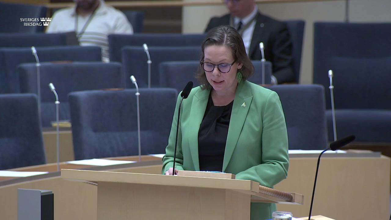 Stillbild från Interpellationsdebatt, Visumfrihet för medborgare i Kosovo