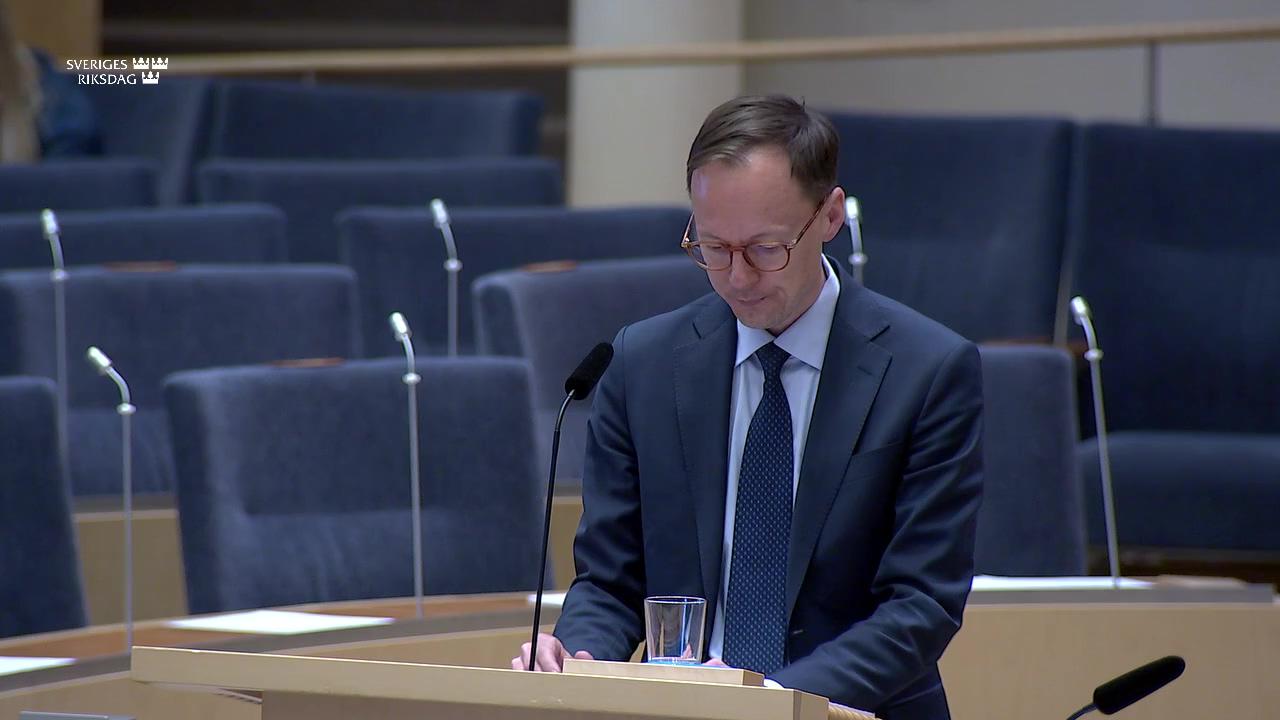 Stillbild från Interpellationsdebatt, Universitetsstyrelsernas mandatperioder