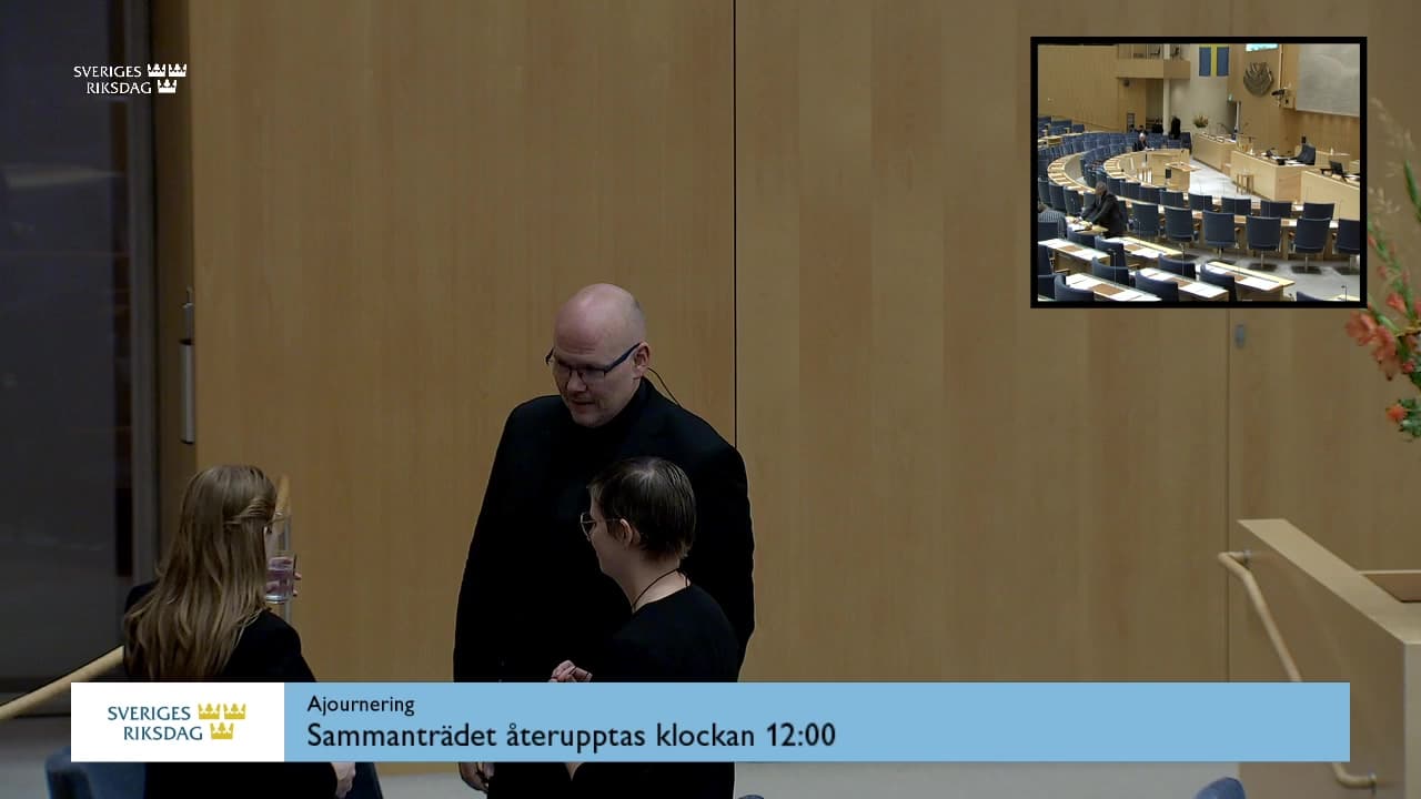 Stillbild från Partiledardebatt, Partiledardebatt – teckenspråkstolkad