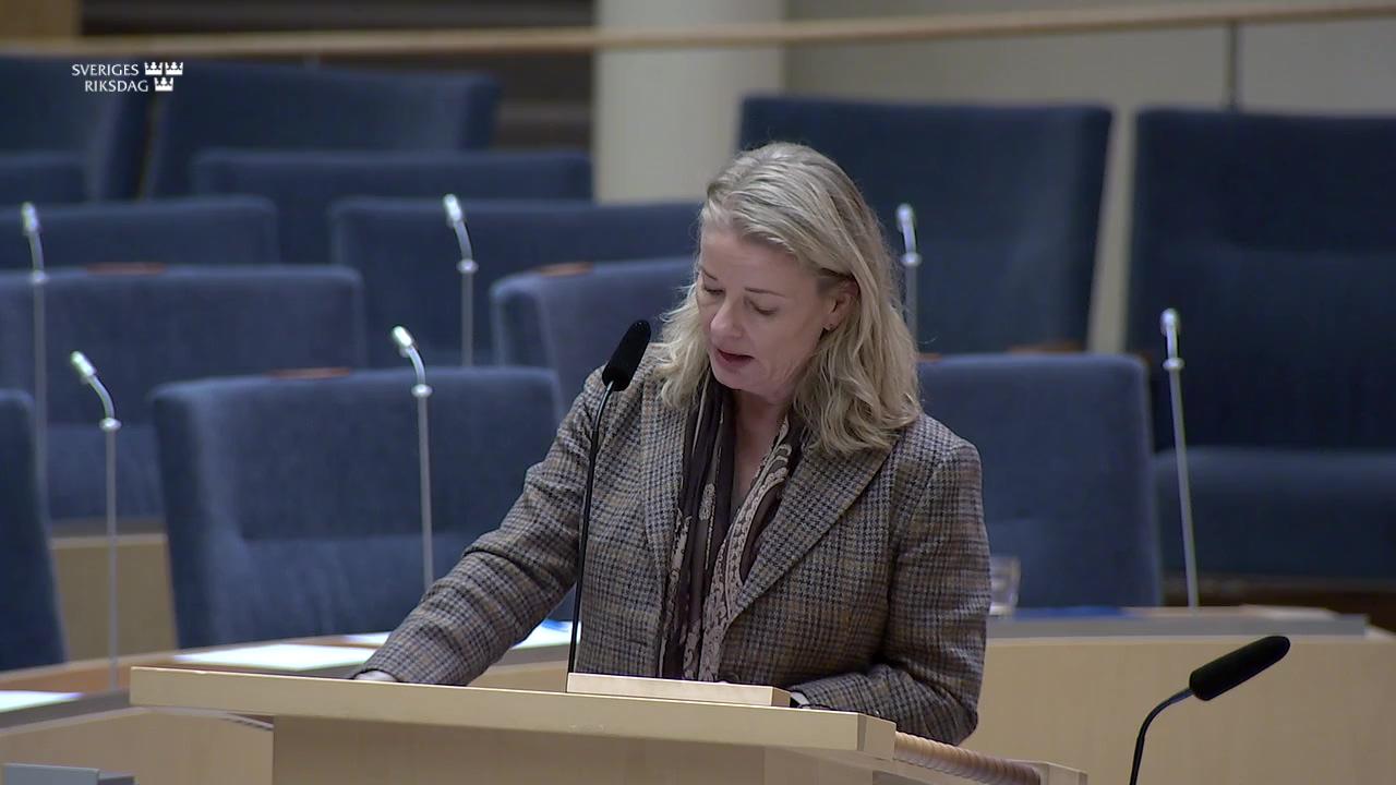 Stillbild från Interpellationsdebatt, Skolan och den psykiska hälsan