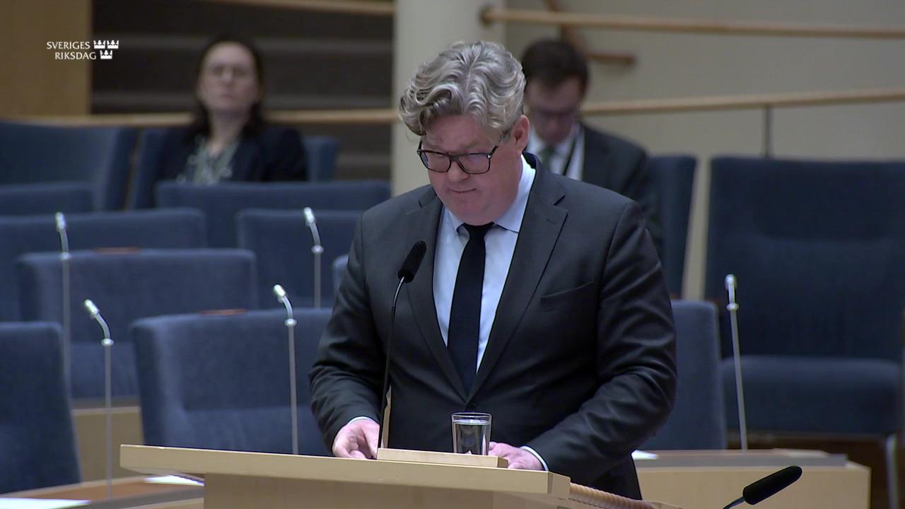 Stillbild från Interpellationsdebatt, Högerextremism i gamingvärlden