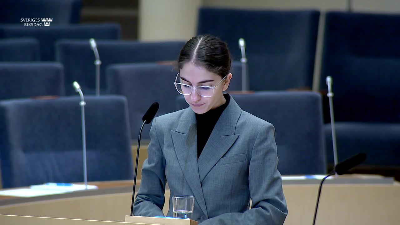 Stillbild från Interpellationsdebatt, Åtgärder för värdefull natur