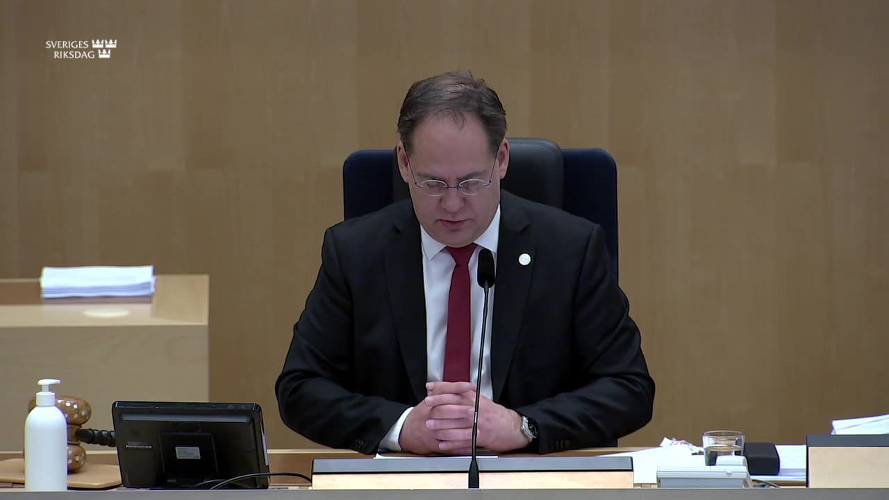 Stillbild från Beslut, Beslut: 2023 års redogörelse för tillämpningen av lagen om särskild kontroll av vissa utlänningar