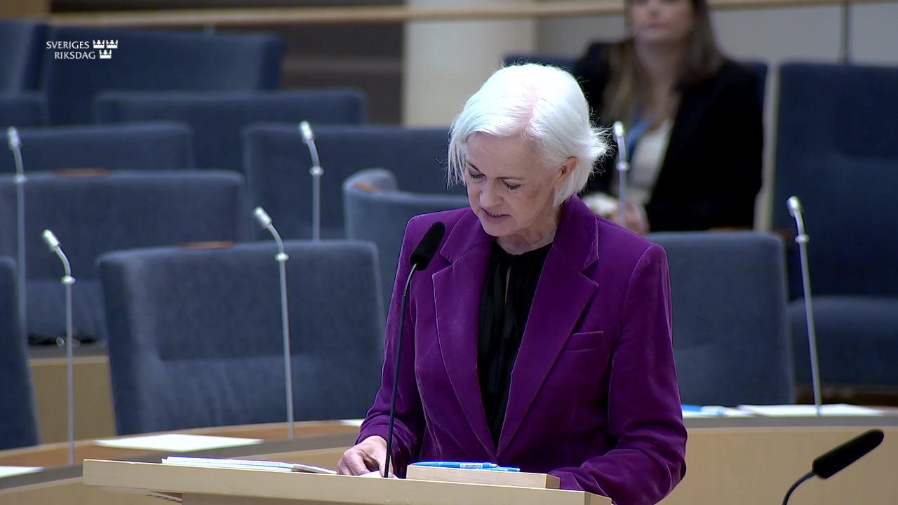 Stillbild från Interpellationsdebatt, En förbättrad klimakterievård