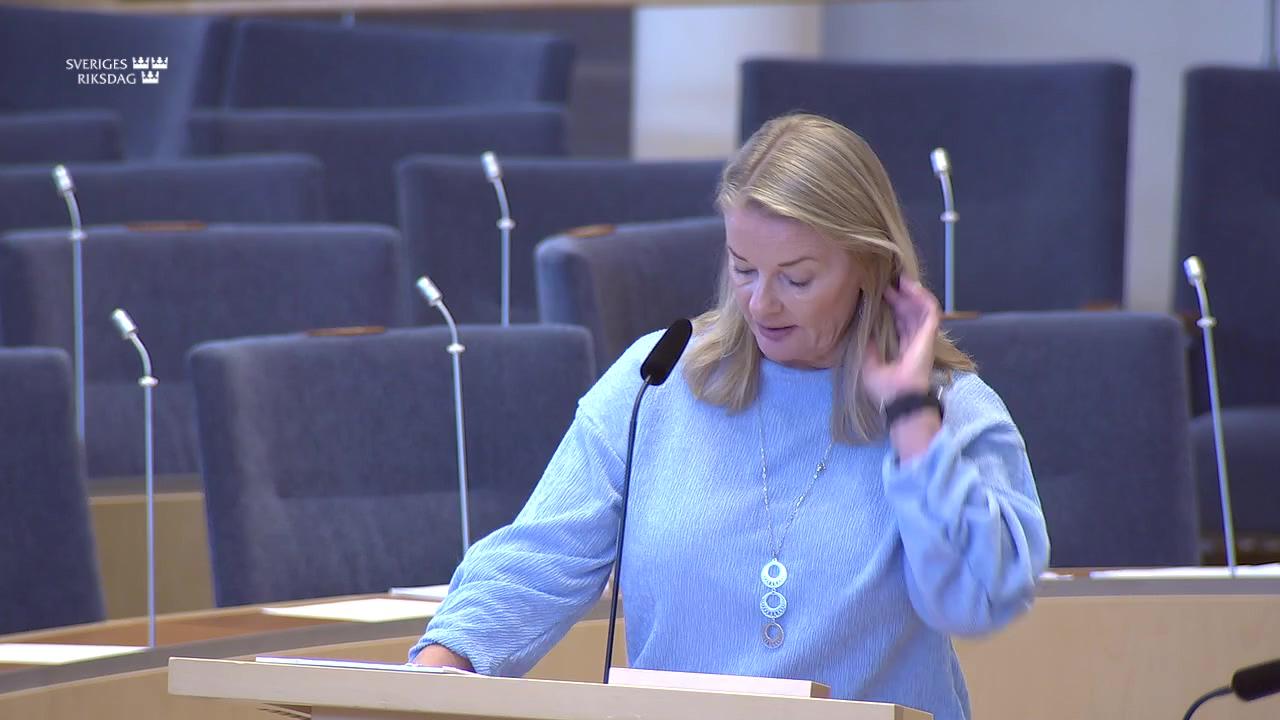 Stillbild från Interpellationsdebatt, Offentlighetsprincipen för fristående skolor