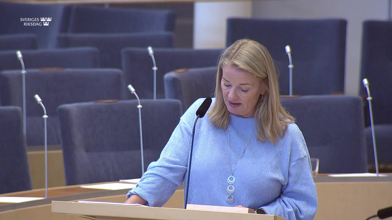 Stillbild från Interpellationsdebatt, Återkrav av skolpeng