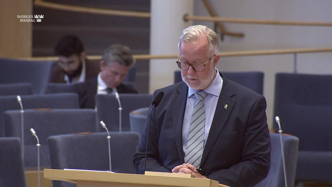 Stillbild från Interpellationsdebatt, Subventionerade anställningar