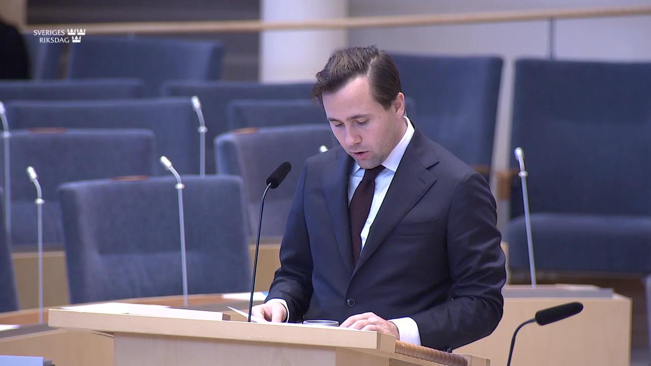 Stillbild från Interpellationsdebatt, Akut stöd till västsahariska flyktingläger