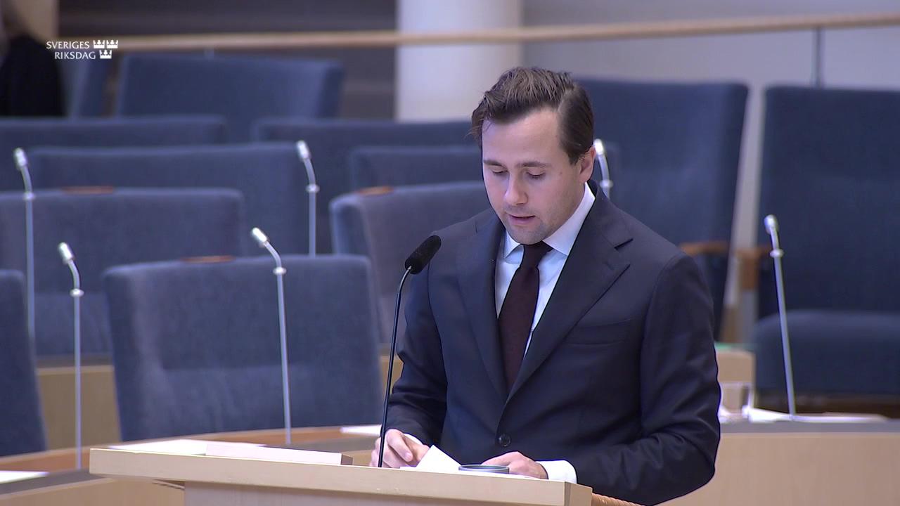 Stillbild från Interpellationsdebatt, Strategi för Sveriges utvecklingssamarbete med det civila samhället