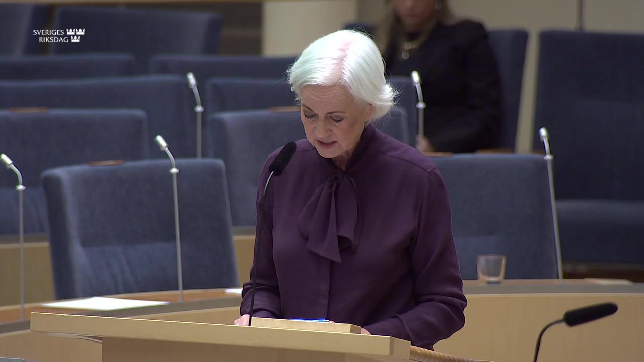 Stillbild från Interpellationsdebatt, Vårdköer till operation