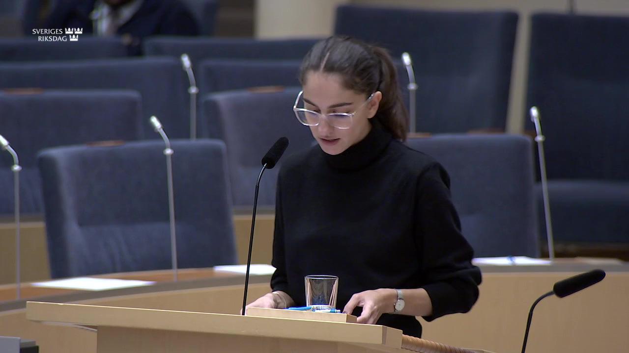 Stillbild från Interpellationsdebatt, Klimatmålen till 2030