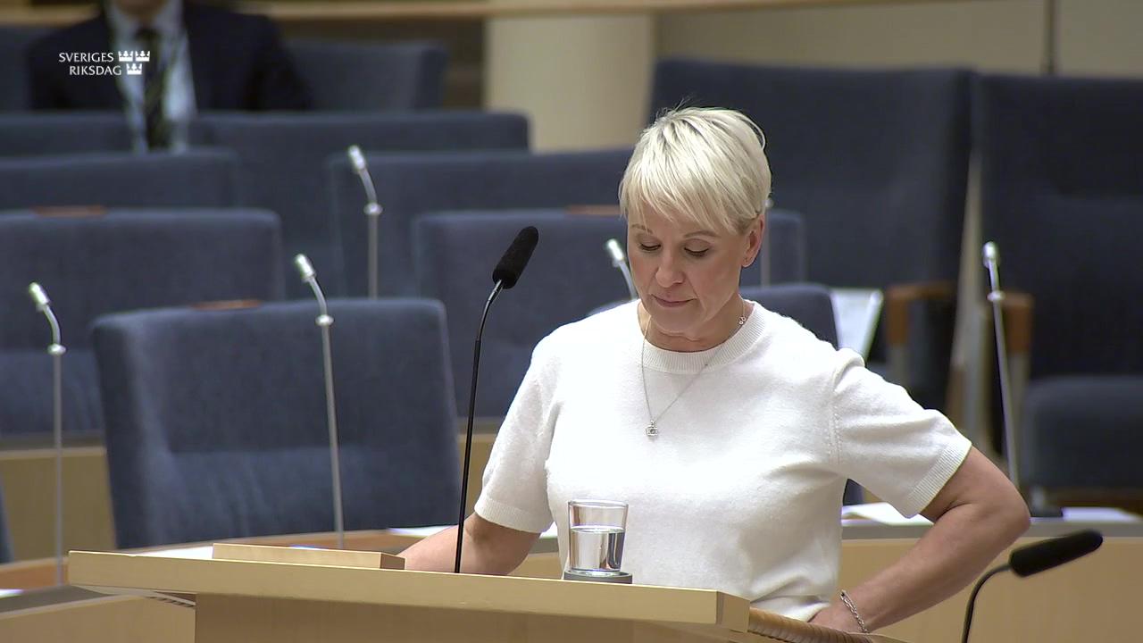 Stillbild från Interpellationsdebatt, Långsiktiga resurser till äldreomsorgen