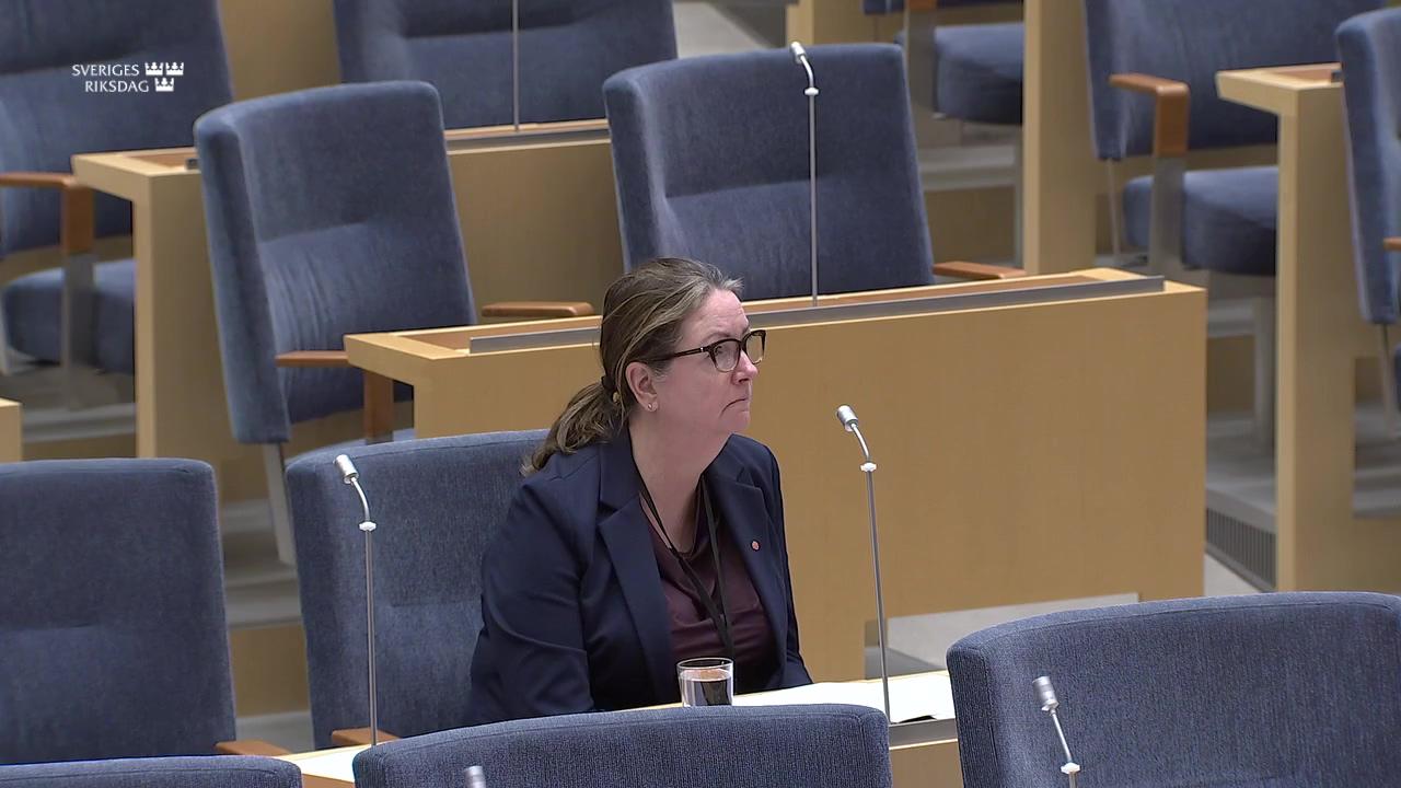Stillbild från Interpellationsdebatt, Underhållet av Sveriges järnväg