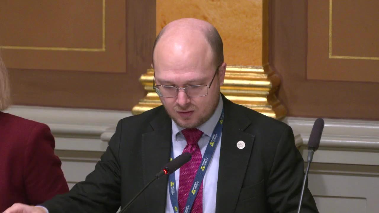 Stillbild från Öppet sammanträde, Öppet sammanträde i EU-nämnden