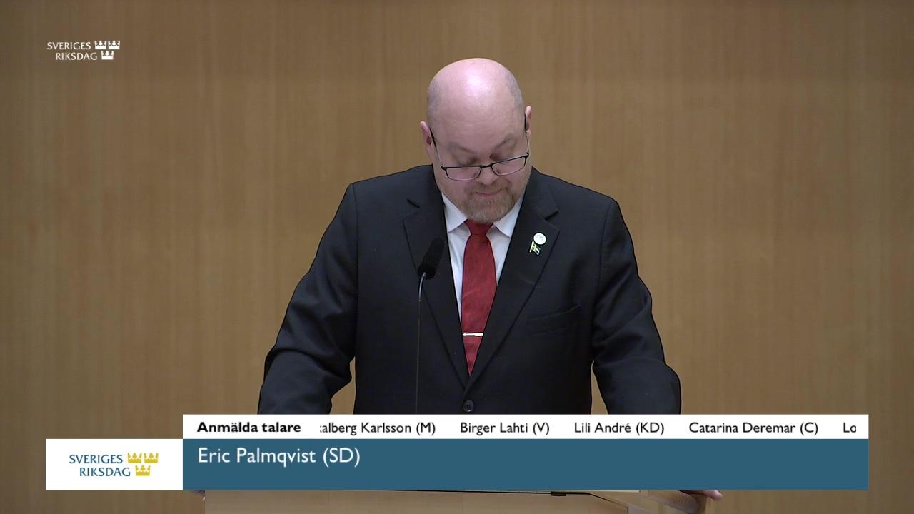 Stillbild från Debatt om förslag, Utgiftsområde 19 Regional utveckling