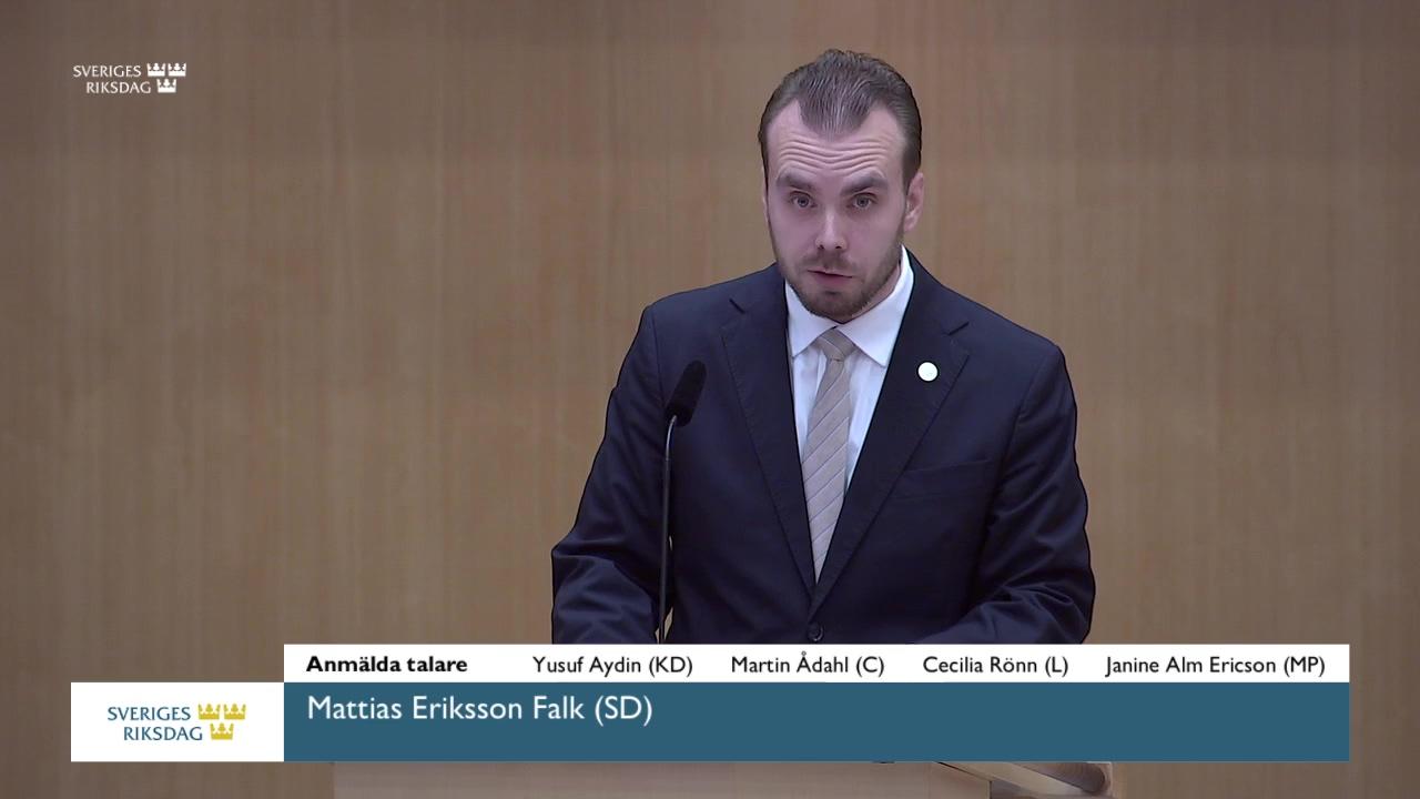 Stillbild från Debatt om förslag, Utgiftsområde 25 Allmänna bidrag till kommuner