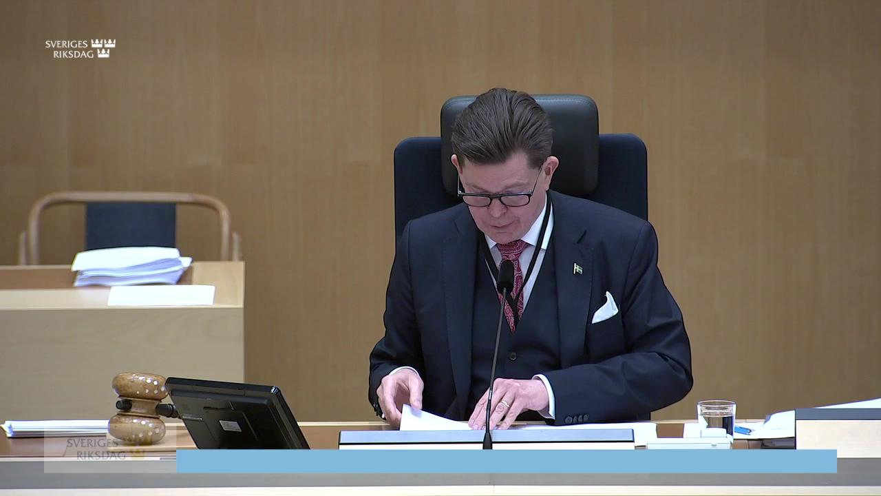 Stillbild från Beslut, Beslut: Utgiftsområde 19 Regional utveckling