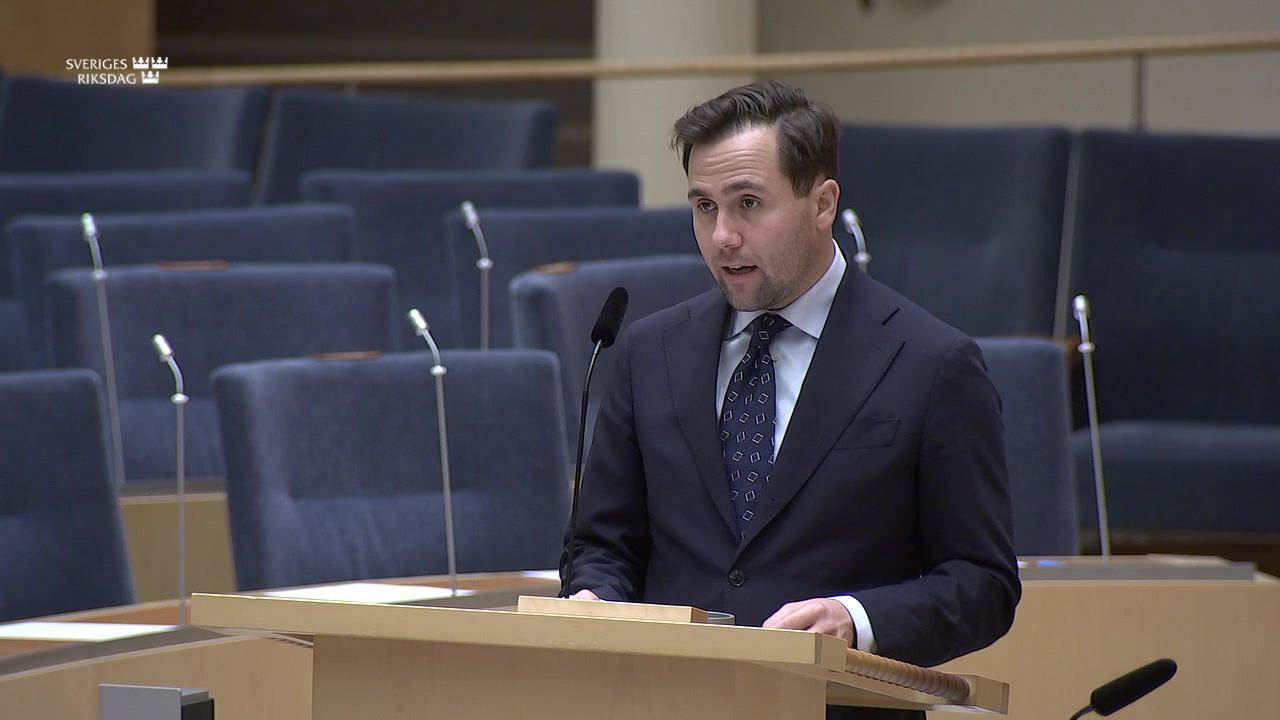 Stillbild från Interpellationsdebatt, Besked om ICLD:s framtid