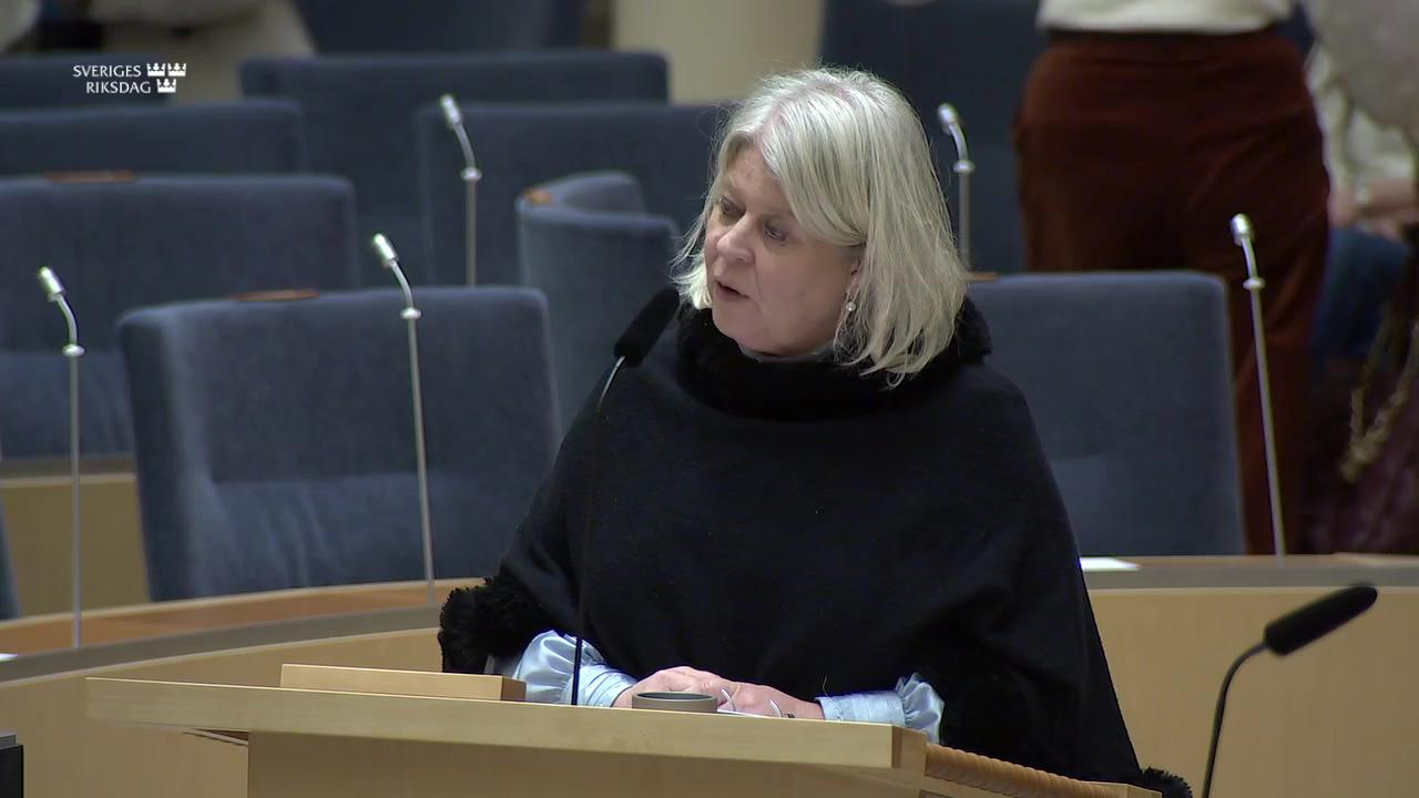 Stillbild från Interpellationsdebatt, Rätten till LSS och hjälpmedel för personer med funktionsnedsättningar