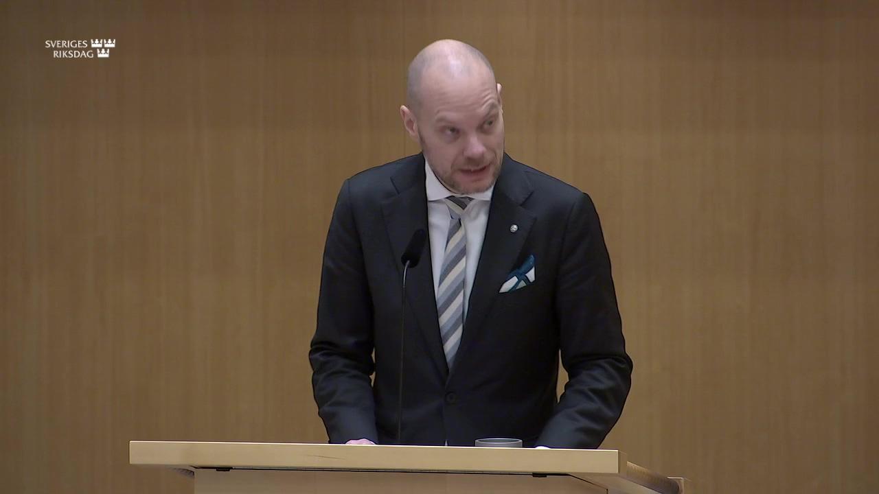 Stillbild från Debatt om förslag, Övergripande miljöfrågor