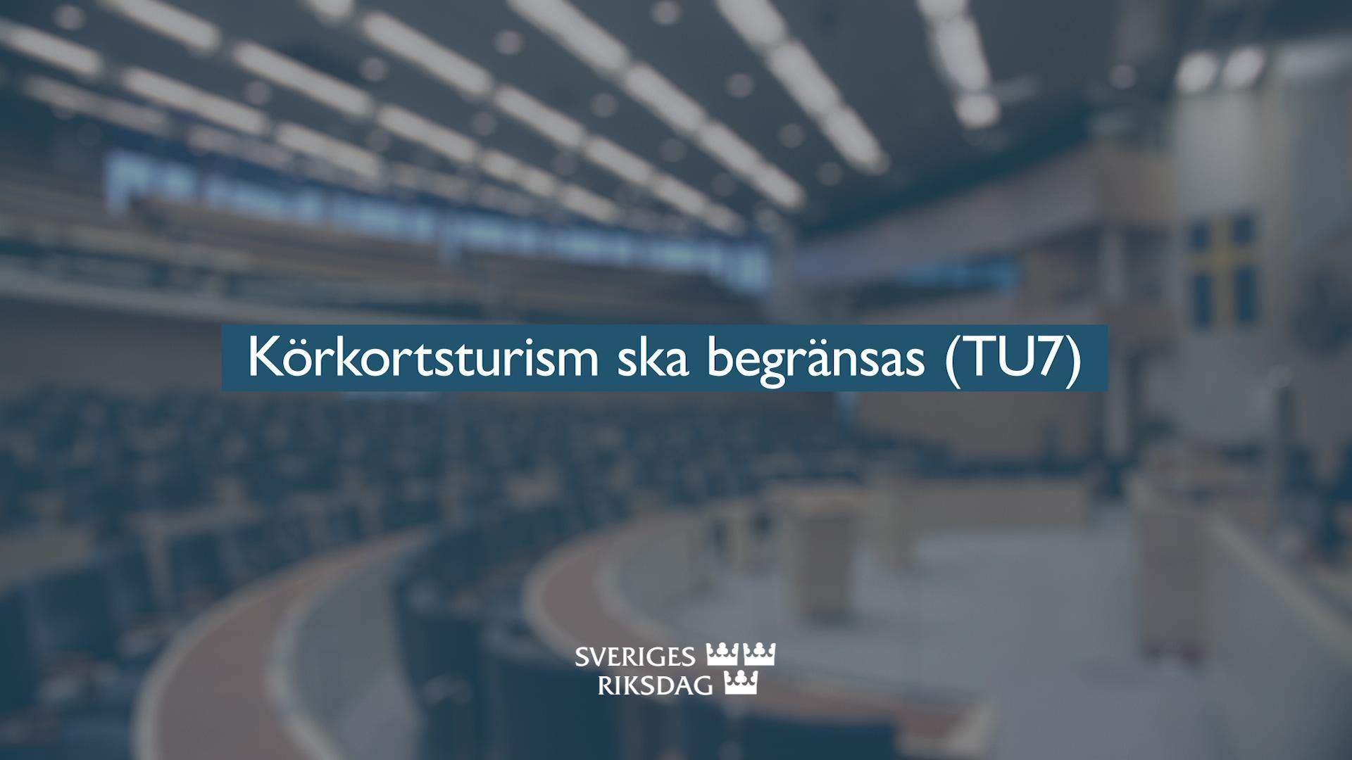 Stillbild från Beslut, Teckenspråkstolkat beslut: Körkortsturism ska begränsas