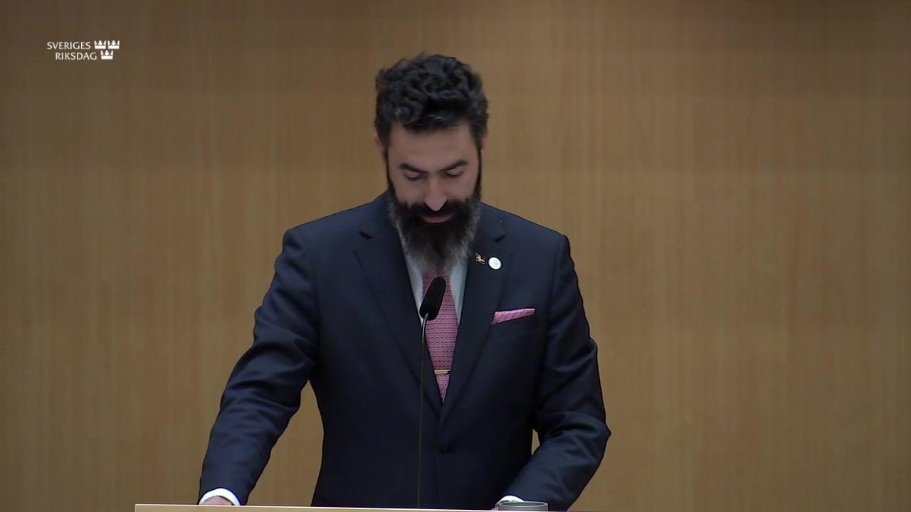 Stillbild från Debatt om förslag, Ersättningsrätt samt insolvens- och utsökningsrätt