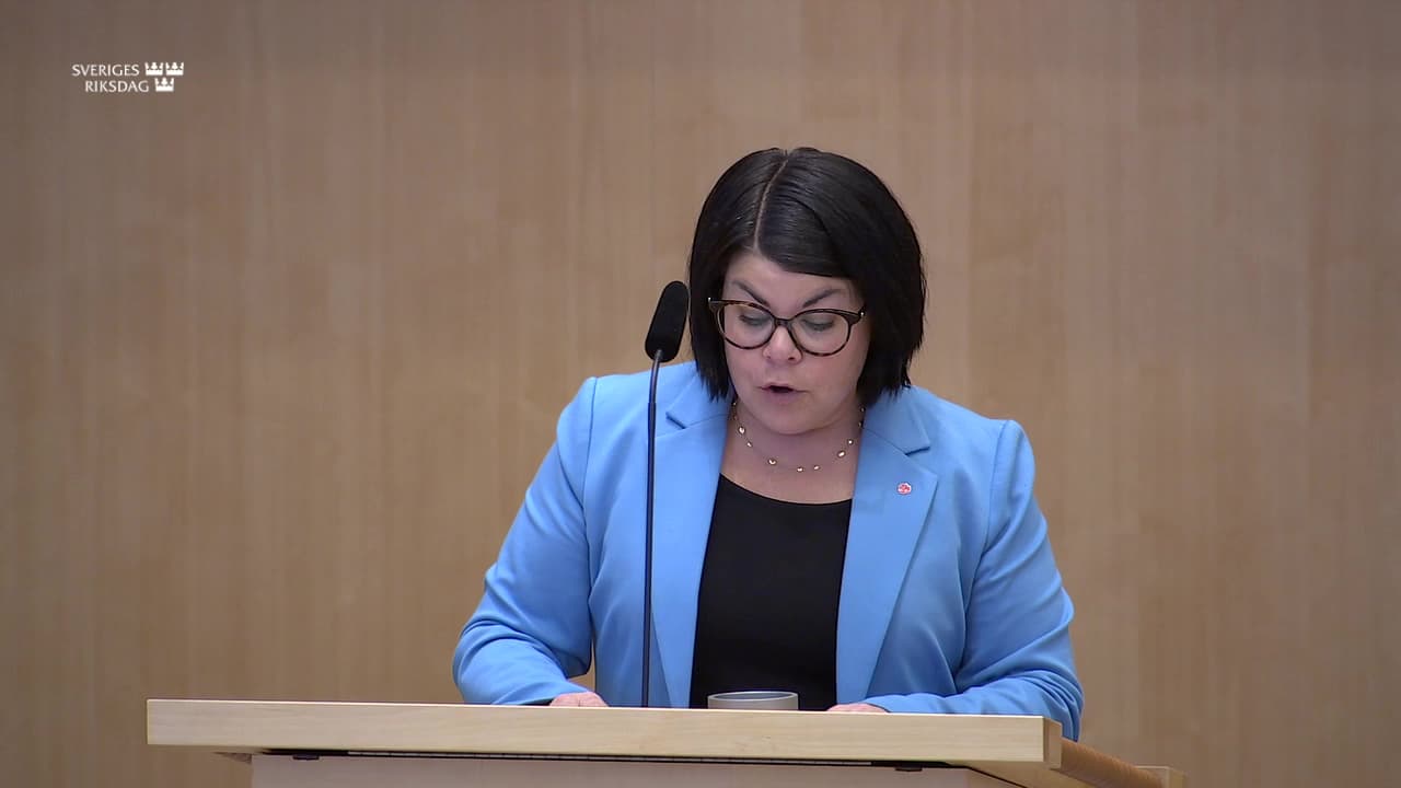 Stillbild från Debatt om förslag, Förenklingar i jaktlagstiftningen