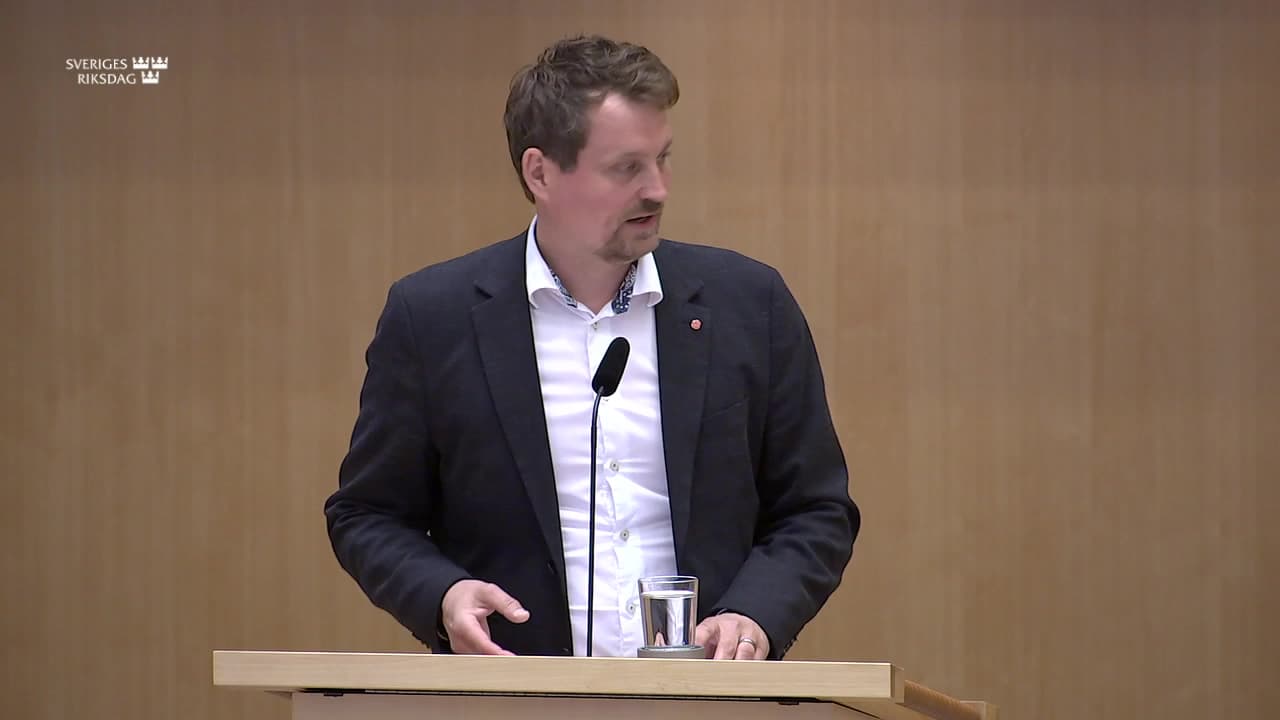 Stillbild från Debatt om förslag, Bättre möjligheter att utreda brott av unga lagöverträdare och några andra processrättsliga frågor