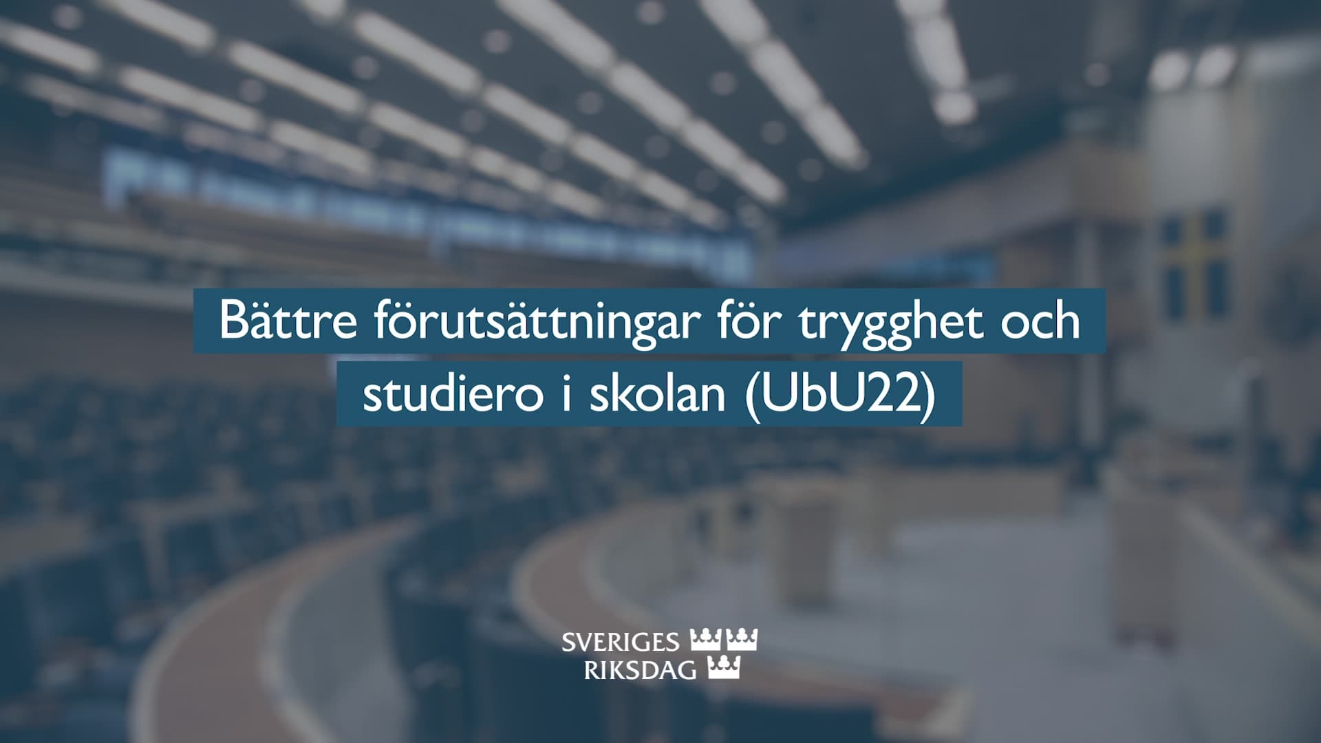 Stillbild från Beslut, Teckenspråkstolkat beslut: Bättre förutsättningar för trygghet och studiero i skolan