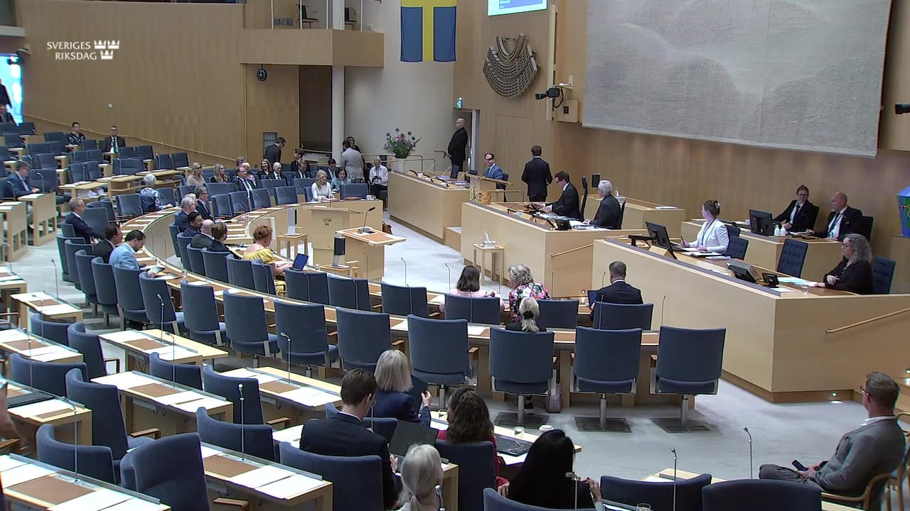 Stillbild från Partiledardebatt, Partiledardebatt