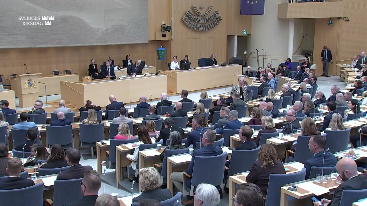 Stillbild från Val, Val av talman och vice talmän